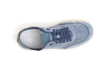 CafèNoir Uomo Sneakers in pelle scamosciata C1PQ6000 Cielo
