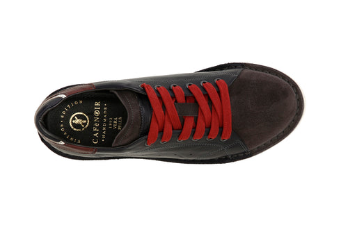 CafèNoir Uomo Scarpe allacciate in pelle C1TS1310B001 Multi blu