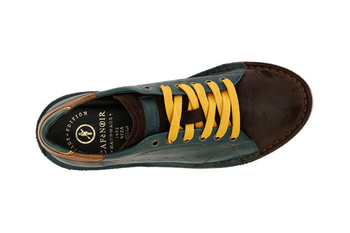 CafèNoir Uomo Scarpe allacciate in pelle C1TS1310G009 Multi verde