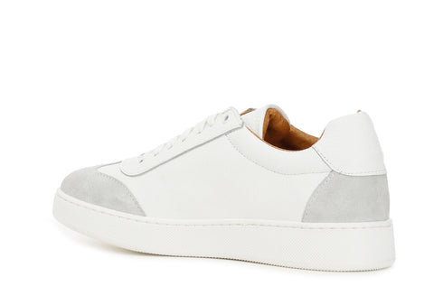 CafèNoir Uomo Sneakers in pelle C1XN1900 Ghiaccio/bianco