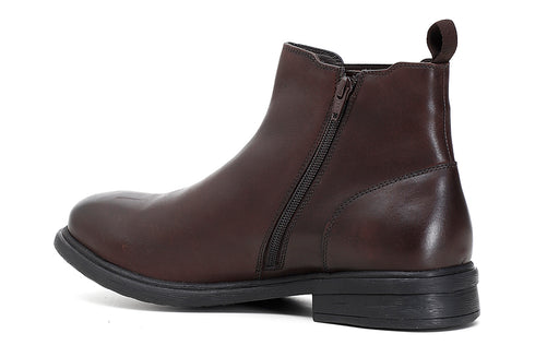 CafèNoir Uomo Tronchetto in pelle con elastico C1XR1022 T.moro