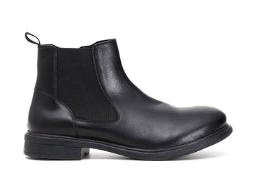 CafèNoir Uomo Stivaletti in pelle con elastico C1XR1022 Nero