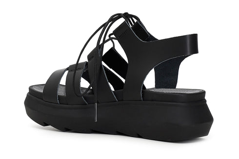 CafèNoir Donna Sandalo gabbia in pelle C1XY1923 Nero