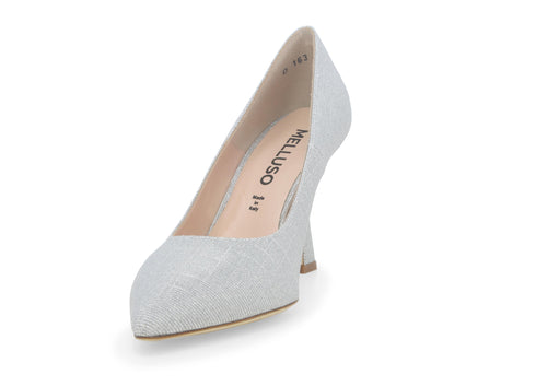 Melluso Donna Décolleté Tessuto D163W-235005 Argento