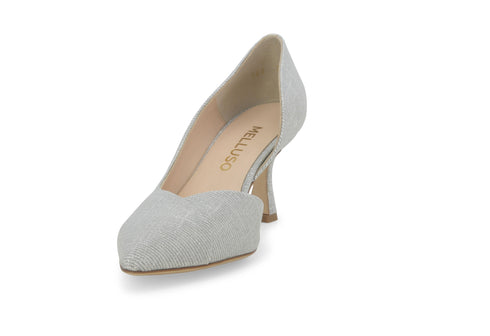 Melluso Donna Décolleté Tessuto E1630W-233518 Argento