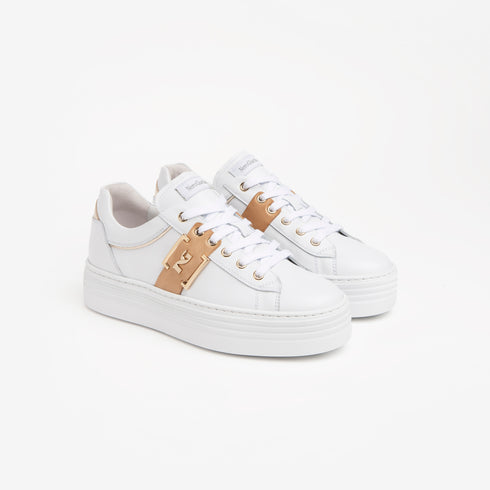 NeroGiardini donna sneakers Made in Italy in pelle