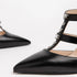 NeroGiardini leather ankle strap pumps
