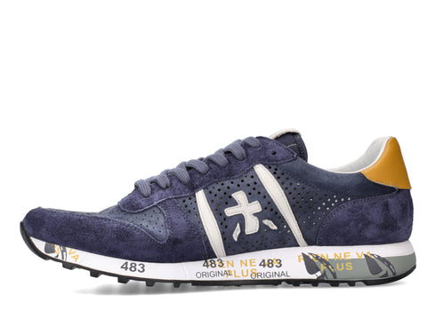 Premiata man Eric suede summer sneakers