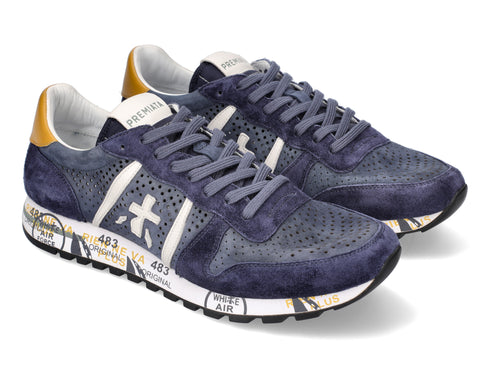 Premiata man Eric suede summer sneakers