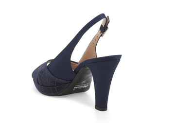 Melluso Donna Décolleté Tessuto J585W-233623 Blu