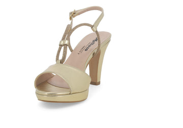 Melluso Donna Sandali Tessuto J629W-238533 Oro