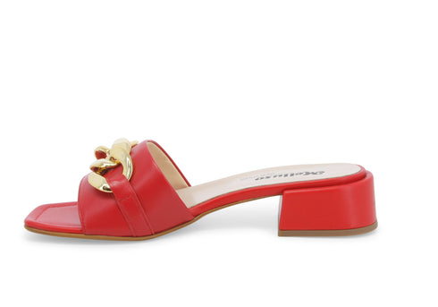 Melluso Donna Ciabatte Pelle K35147D-224131 Rosso