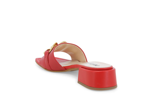 Melluso Donna Ciabatte Pelle K35147D-224131 Rosso