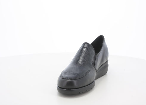 Melluso scarpe 2 elastici zeppa comfort pelle