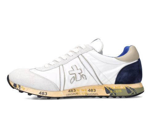 Premiata Lucy suede fabric summer sneakers