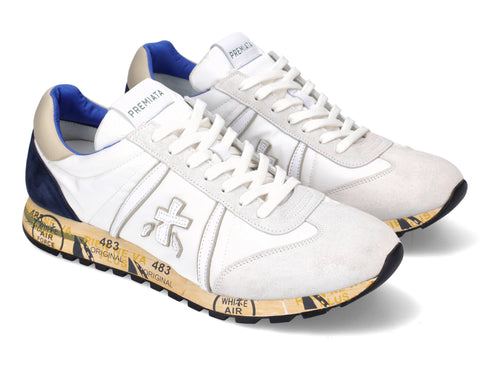 Premiata Lucy suede fabric summer sneakers