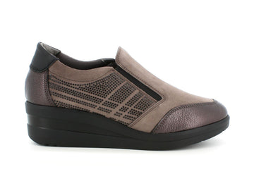 Melluso Donna Scarpe basse Pelle R25854A-210111 Grigio