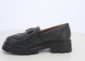 Melluso Donna Mocassini Camoscio R45351-218966 Nero