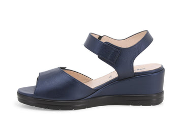 Melluso Donna Sandali Tessuto R80331-225171 Blu