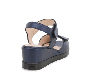 Melluso Donna Sandali Tessuto R80331-225171 Blu