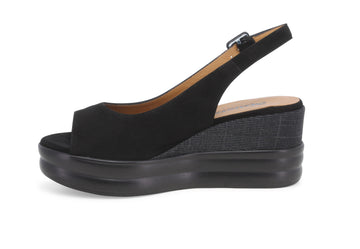 Melluso Donna Sandali Camoscio R80540-224874 Nero