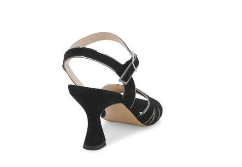 Melluso Donna Sandali Camoscio S314-224638 Nero