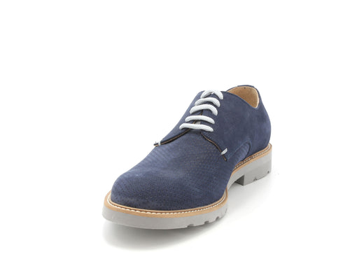 Melluso Uomo Scarpe basse Camoscio U0909B-211956 Blu