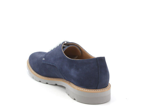 Melluso Uomo Scarpe basse Camoscio U0909B-211956 Blu