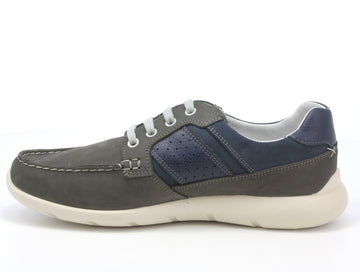 Melluso Uomo Scarpe basse Pelle U15468B-211302 Grigio