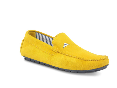 Melluso Uomo Mocassini Camoscio U16017B-216102 Giallo