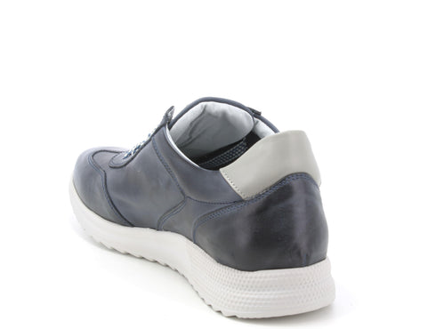 Melluso Uomo Scarpe basse Pelle U16233B-211996 Blu