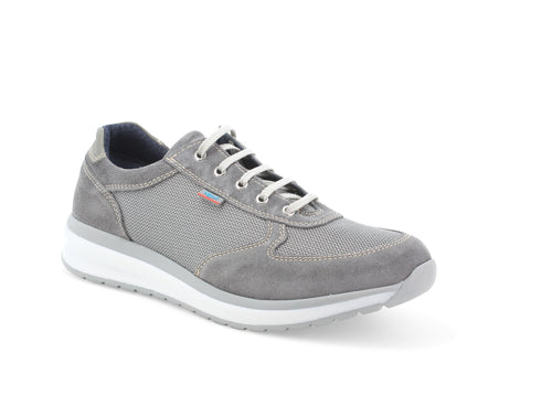 Melluso Uomo Scarpe basse Tessuto U41020B-210781 Grigio