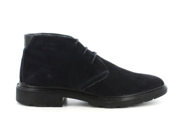 Melluso Uomo Polacchini Pelle Scamosciata U55232A-210875 Blu