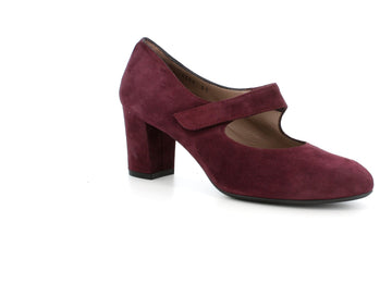 Melluso Donna Décolleté Mary Jane Camoscio X5200A-209833 Bordeaux