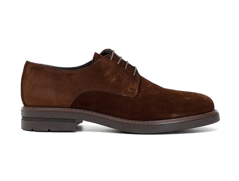 CafèNoir Uomo Derby in pelle scamosciata FXN632 Marrone