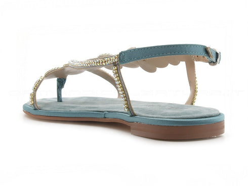 Alma en pena sandali gioiello infradito donna verde