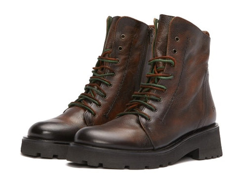 Felmini combat boots with lug sole