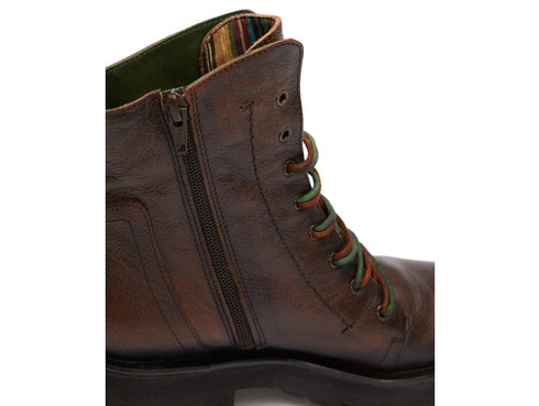 Felmini combat boots with lug sole