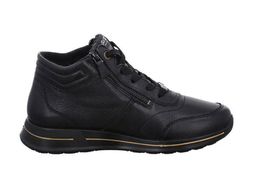 Ara Osaka polacchini donna comfort pelle nera 12-24808-01H
