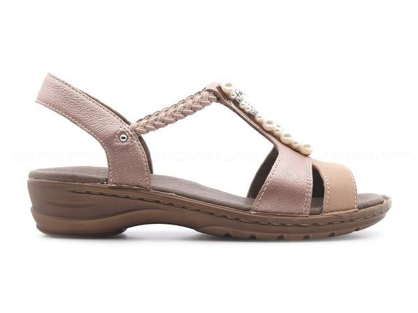 Ara sandalo hawaii con applicazioni donna rosa