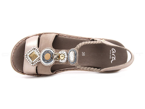 Ara sandali comodi hawaii donna beige