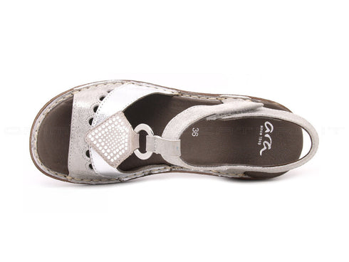 Ara sandali comfort key west strappo donna grigio