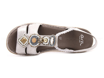 Ara sandalo comodo hawaii donna grigio