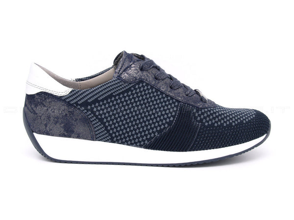 Ara scarpa stringata fusion donna blu