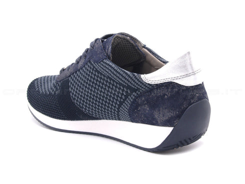 Ara scarpa stringata fusion donna blu