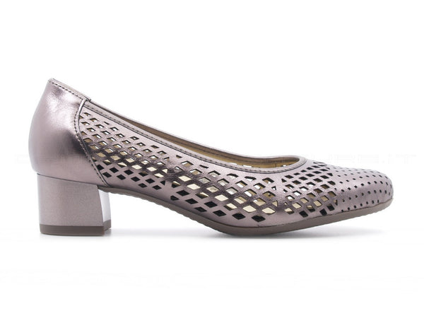 Ara scarpe vicenza estive tacco medio donna bronzo