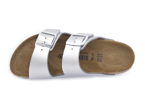 Birkenstock Arizona slippers 2 silver buckles