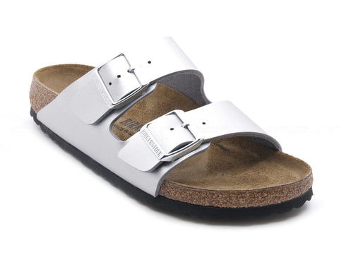 Birkenstock Arizona slippers 2 silver buckles