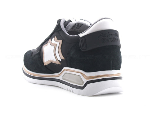 Atlantic stars donna shaka sneakers donna nero