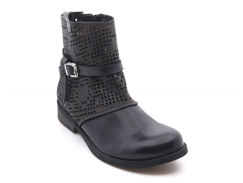 Felmini summer biker ankle boots with strap